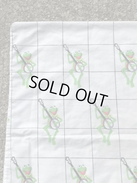 マペッツのキャラクター“カーミット”の80’sヴィンテージピローケース