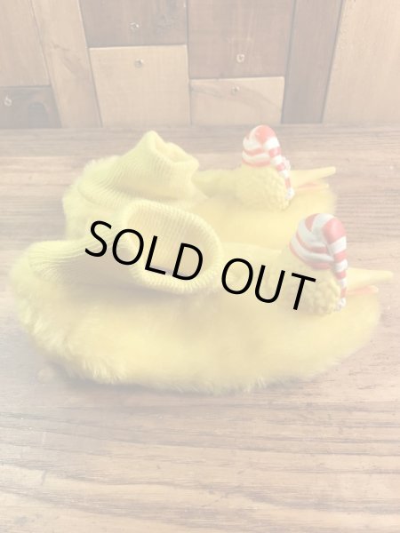 セサミストリートのビッグバードの70〜80年代ビンテージ子供用スリッパ