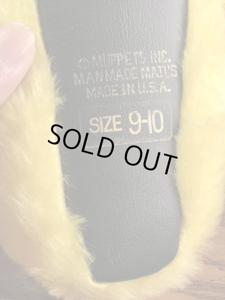 セサミストリートのビッグバードの70〜80年代ビンテージ子供用スリッパ