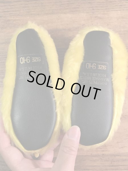 セサミストリートのビッグバードの70〜80’sヴィンテージキッズ用スリッパ