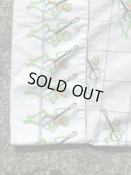 マペッツのキャラクター“カーミット”の80’sヴィンテージピローケース