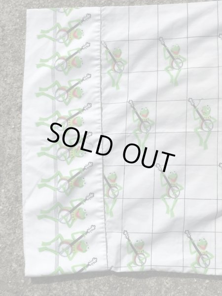 マペットショウのカーミットの80年代ビンテージ枕カバー