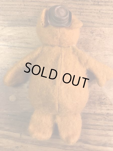 マペットショウのフォジーベアの70年代ビンテージミニ縫いぐるみ