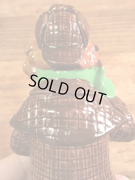 セサミストリートのシャーロックヘムロックの70’sヴィンテージ陶器製ドール