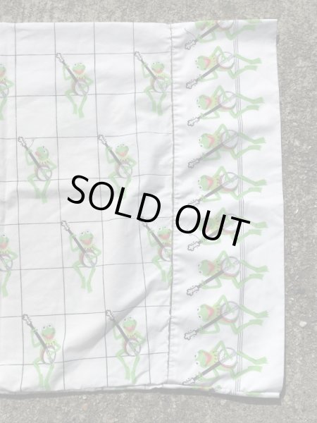 マペッツのキャラクター“カーミット”の80’sヴィンテージピローケース