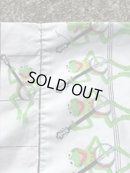 マペットショウのカーミットの80年代ビンテージ枕カバー