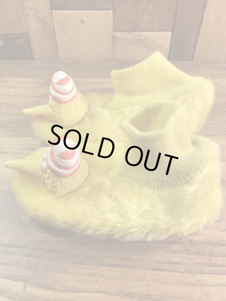 セサミストリートのビッグバードの70〜80’sヴィンテージキッズ用スリッパ