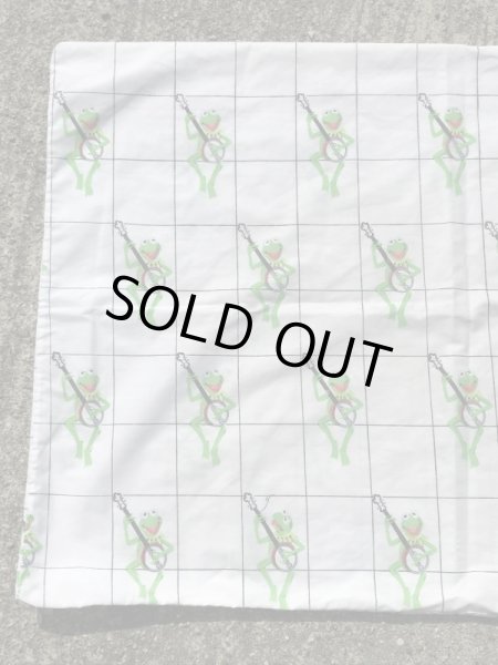 マペットショウのカーミットの80年代ビンテージ枕カバー