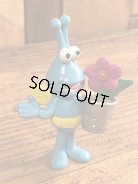 セサミストリートのトゥイドゥルバグの90年代ビンテージPVCフィギュア