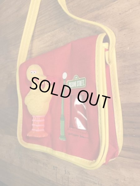 セサミストリートのビッグバードの70〜80年代ビンテージ子供用ショルダーバッグ