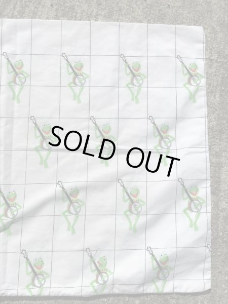 マペッツのキャラクター“カーミット”の80’sヴィンテージピローケース