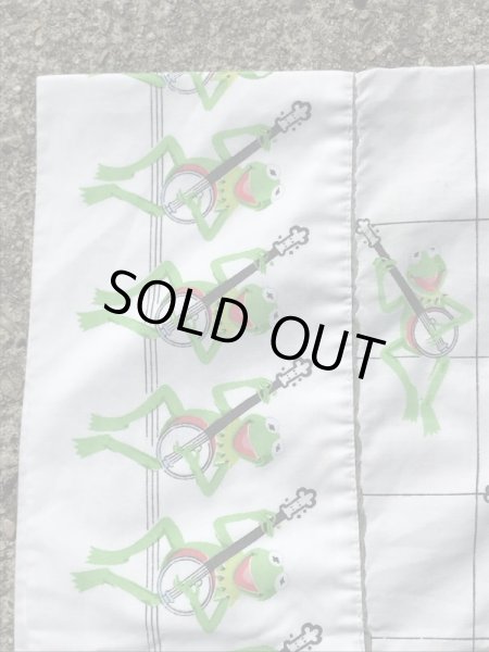 マペットショウのカーミットの80年代ビンテージ枕カバー