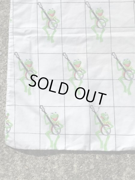 マペットショウのカーミットの80年代ビンテージ枕カバー