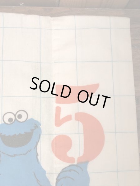 セサミストリートの数字が書かれた70年代ビンテージ枕カバー