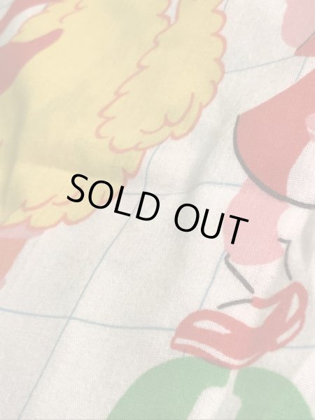 セサミストリートの数字が書かれた70年代ビンテージ枕カバー