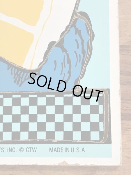 セサミストリートのクッキーモンスターの70年代ビンテージパズル