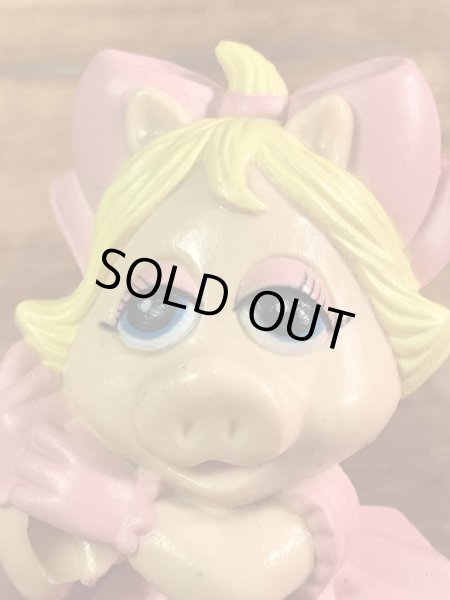 マペットショウのミスピギーの80年代ビンテージペンシルトッパー