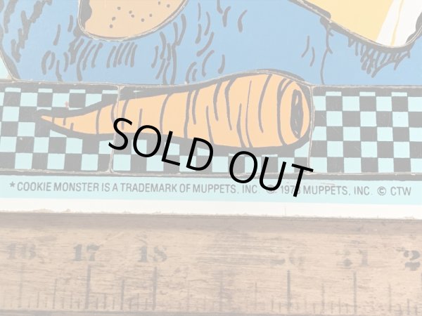 セサミストリートのクッキーモンスターの70年代ビンテージパズル