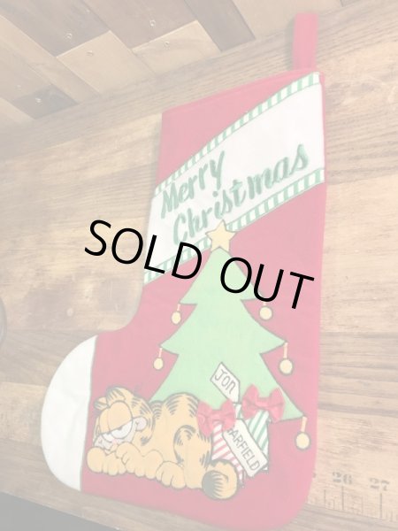 Dakin社製のガーフィールドの80’sヴィンテージクリスマスソックス