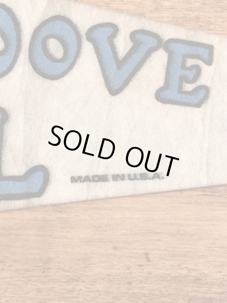 ガーフィールドとオーディーのメッセージが書かれた70〜80’sヴィンテージペナント