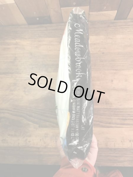 セサミストリートのキャラクターと数字が描かれた70年代ビンテージツインフラットシーツ