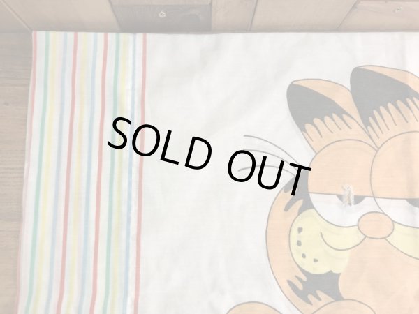 眠たそうなガーフィールドが描かれた70〜80’sヴィンテージピローケース