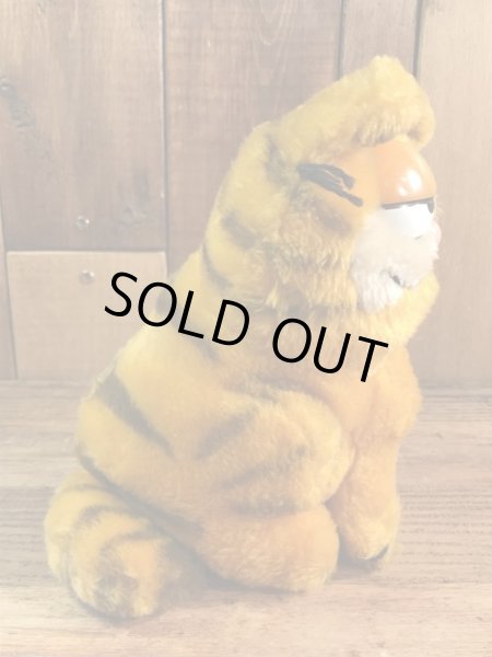 ガーフィールドのレギュラーサイズの80年代ビンテージ縫いぐるみ