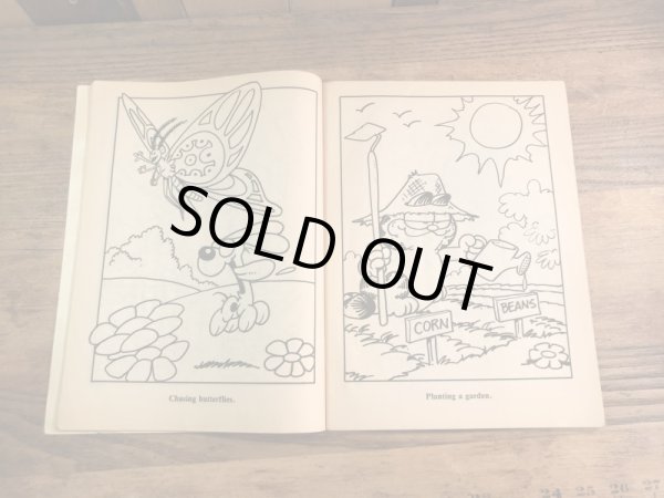 80’sのガーフィールドのヴィンテージカラーリングブック