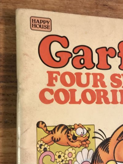 画像1: Garfield Four Seasons Coloring Book　ガーフィールド　ビンテージ　カラーリングブック　塗り絵　80年代