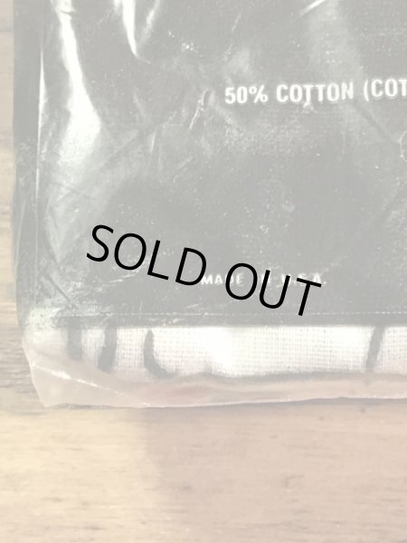 セサミストリートのキャラクターと数字が描かれた70年代ビンテージツインフラットシーツ