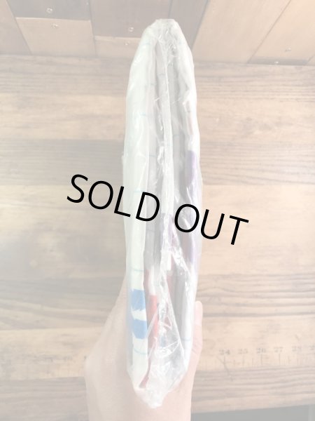 セサミストリートのキャラクターと数字が描かれた70年代ビンテージツインフラットシーツ