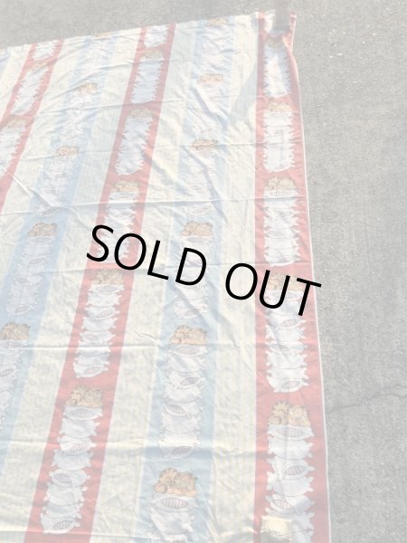 ガーフィールドのツインサイズの70〜80年代ビンテージフラットシーツ