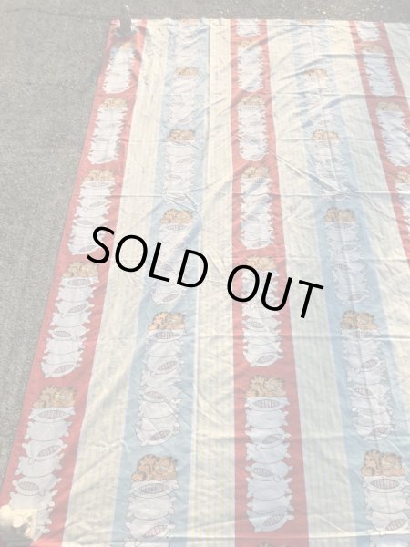 ガーフィールドのツインサイズの70〜80’sヴィンテージフラットシーツ