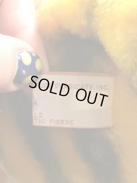 ガーフィールドのサンタクロースの80年代ビンテージ縫いぐるみ