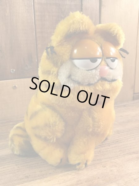 ガーフィールドのレギュラーサイズの80年代ビンテージ縫いぐるみ