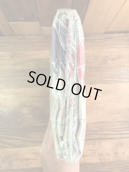 セサミストリートのキャラクターと数字が描かれた70年代ビンテージツインフラットシーツ