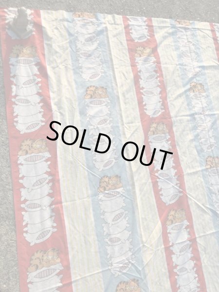 ガーフィールドのツインサイズの70〜80’sヴィンテージフラットシーツ