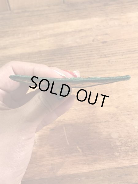 アドバタイジングキャラクターのスモーキーザベアの70’s〜ヴィンテージ刺繡パッチ