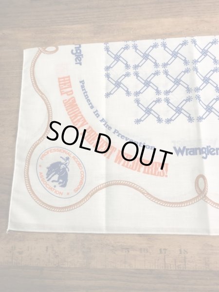 スモーキーベアとカウボーイの80’sヴィンテージバンダナ