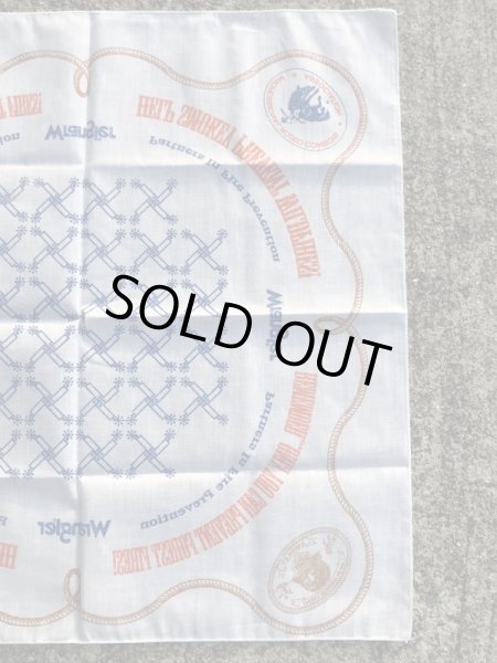 スモーキーベアとカウボーイの80’sヴィンテージバンダナ