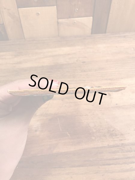 アドバタイジングキャラクターのスモーキーザベアの70’s〜ヴィンテージ刺繡パッチ