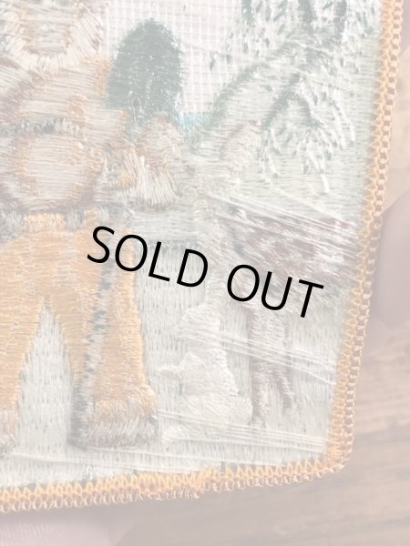 アドバタイジングキャラクターのスモーキーザベアの70’s〜ヴィンテージ刺繡パッチ