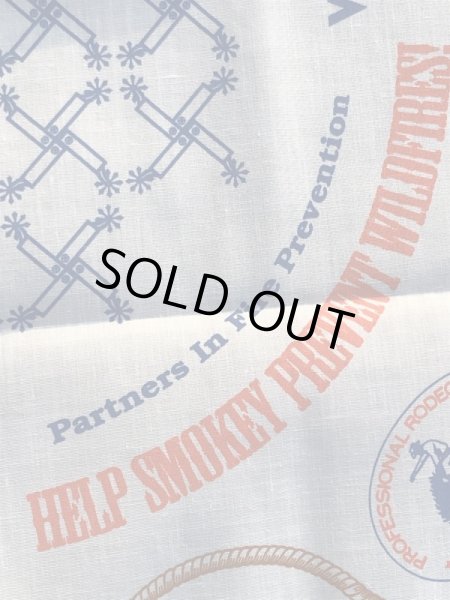 ラングラーのスモーキーベアの80年代ビンテージバンダナ