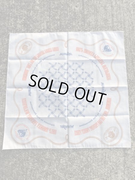 スモーキーベアとカウボーイの80’sヴィンテージバンダナ