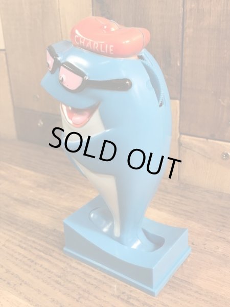 アドバタイジングキャラクターのチャーリーザツナの70’sヴィンテージラジオフィギュア