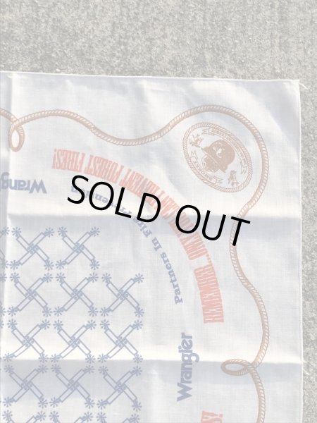 ラングラーのスモーキーベアの80年代ビンテージバンダナ