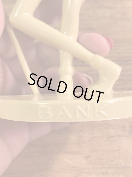 企業キャラクターのミスターピーナッツの60〜70年代ビンテージ貯金箱フィギュア