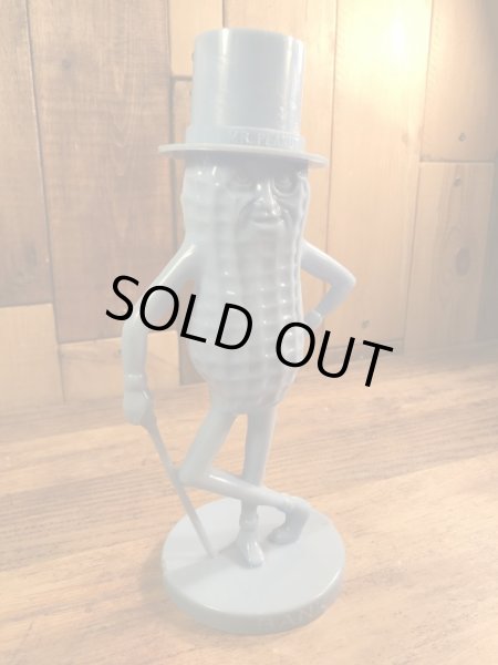 企業キャラクターのミスターピーナッツの60〜70年代ビンテージ貯金箱フィギュア