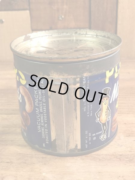 アドバタイジングキャラクターのミスターピーナッツの70’sヴィンテージTin缶