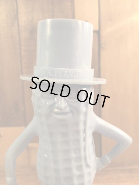 企業キャラクターのミスターピーナッツの60〜70年代ビンテージ貯金箱フィギュア